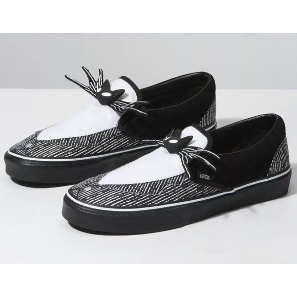 Vans x Disney Night Before Christmas Classic Slip-On Shoes Jack Skellington sz 5 - Picture 2 of 16